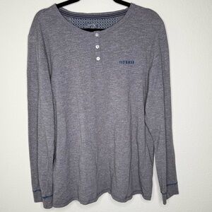 Ted Baker Dressed To Chill Gray Men's Long Sleeve Shirt Blue Gray Size Medium